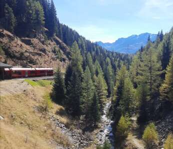 trenino rosso - st moritz e coira